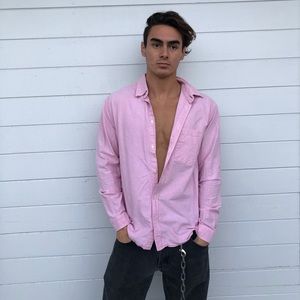 Pink urban outfitters button down worn only once